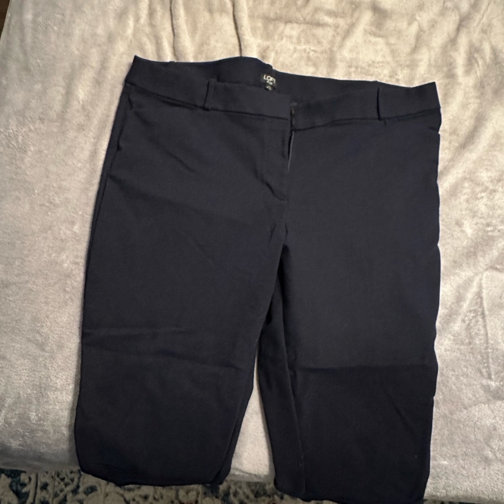 Navy blue loft dress pants